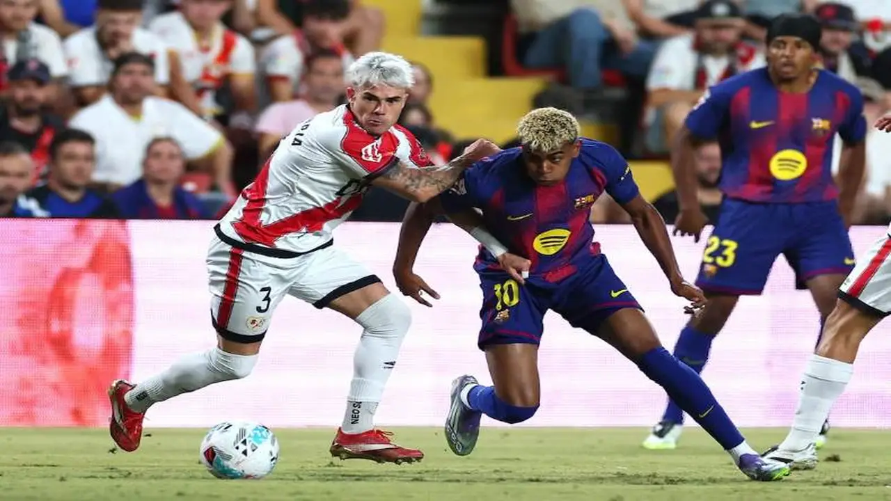 التعادل السلبي يحسم الشوط الأول من مواجهة برشلونة ورايو فاليكانو بالدوري الإسباني